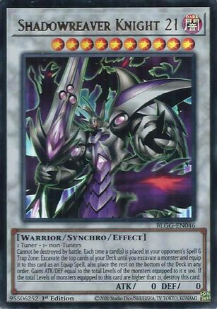 Shadowreaver Knight 21 (BLGG-EN046) - Battles of Legend: Glorious Gallery 1st Edition Battles of Legend: Glorious Gallery Yugioh Single  Squirtle Squad Card Shop.