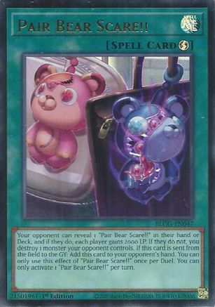 Pair Bear Scare!! (BLGG-EN047) - Battles of Legend: Glorious Gallery 1st Edition Battles of Legend: Glorious Gallery Yugioh Single  Squirtle Squad Card Shop.