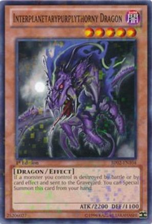 Interplanetarypurplythorny Dragon (Mosaic Rare) (BP02-EN104) - Battle Pack 2: War of the Giants 1st Edition Battle Pack 2: War of the Giants Yugioh Single  Squirtle Squad Card Shop.