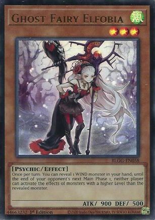Ghost Fairy Elfobia (BLGG-EN058) - Battles of Legend: Glorious Gallery 1st Edition Battles of Legend: Glorious Gallery Yugioh Single  Squirtle Squad Card Shop.