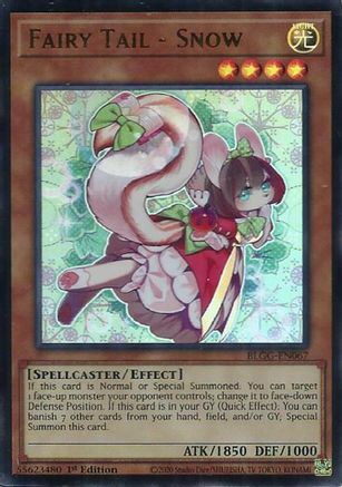 Fairy Tail - Snow (BLGG-EN067) - Battles of Legend: Glorious Gallery 1st Edition Battles of Legend: Glorious Gallery Yugioh Single  Squirtle Squad Card Shop.
