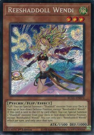 Reeshaddoll Wendi (BLGG-EN074) - Battles of Legend: Glorious Gallery 1st Edition Battles of Legend: Glorious Gallery Yugioh Single  Squirtle Squad Card Shop.