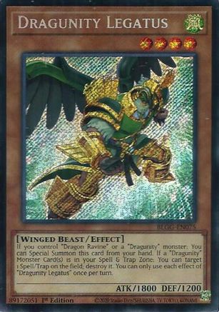 Dragunity Legatus (BLGG-EN075) - Battles of Legend: Glorious Gallery 1st Edition Battles of Legend: Glorious Gallery Yugioh Single  Squirtle Squad Card Shop.