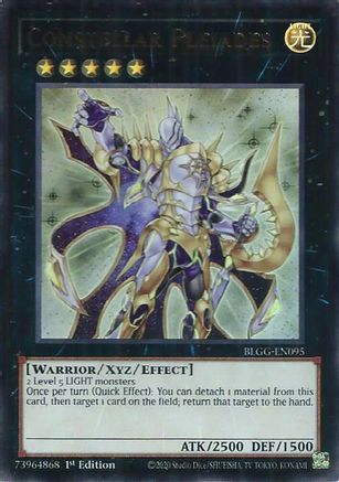 Constellar Pleiades (BLGG-EN095) - Battles of Legend: Glorious Gallery 1st Edition Battles of Legend: Glorious Gallery Yugioh Single  Squirtle Squad Card Shop.