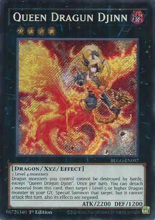 Queen Dragun Djinn (BLGG-EN097) - Battles of Legend: Glorious Gallery 1st Edition Battles of Legend: Glorious Gallery Yugioh Single  Squirtle Squad Card Shop.