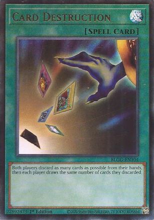Card Destruction (BLGG-EN104) - Battles of Legend: Glorious Gallery 1st Edition Battles of Legend: Glorious Gallery Yugioh Single  Squirtle Squad Card Shop.