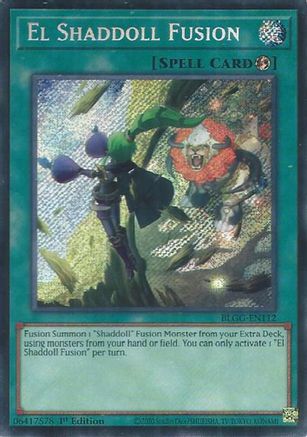 El Shaddoll Fusion (BLGG-EN112) - Battles of Legend: Glorious Gallery 1st Edition Battles of Legend: Glorious Gallery Yugioh Single  Squirtle Squad Card Shop.