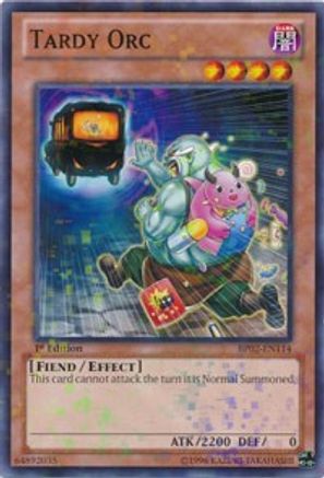 Tardy Orc (Mosaic Rare) (BP02-EN114) - Battle Pack 2: War of the Giants 1st Edition Battle Pack 2: War of the Giants Yugioh Single  Squirtle Squad Card Shop.