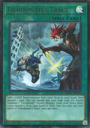 Fiendsmith's Tract (BLGG-EN125) - Battles of Legend: Glorious Gallery 1st Edition Battles of Legend: Glorious Gallery Yugioh Single  Squirtle Squad Card Shop.