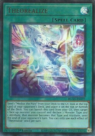 Theorealize (BLGG-EN127) - Battles of Legend: Glorious Gallery 1st Edition Battles of Legend: Glorious Gallery Yugioh Single  Squirtle Squad Card Shop.