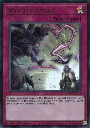 Witch's Strike (BLGG-EN133) - Battles of Legend: Glorious Gallery 1st Edition Battles of Legend: Glorious Gallery Yugioh Single  Squirtle Squad Card Shop.