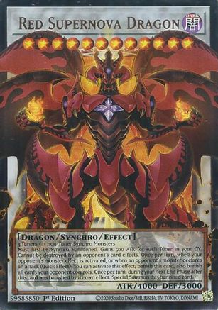 Red Supernova Dragon (BLGG-EN139) - Battles of Legend: Glorious Gallery 1st Edition Battles of Legend: Glorious Gallery Yugioh Single  Squirtle Squad Card Shop.