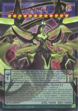 Supreme King Z-ARC (BLGG-EN141) - Battles of Legend: Glorious Gallery 1st Edition Battles of Legend: Glorious Gallery Yugioh Single  Squirtle Squad Card Shop.