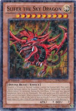 Slifer the Sky Dragon (Mosaic Rare) (BP02-EN127) - Battle Pack 2: War of the Giants 1st Edition Battle Pack 2: War of the Giants Yugioh Single  Squirtle Squad Card Shop.