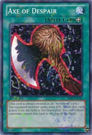 Axe of Despair (Mosaic Rare) (BP02-EN131) - Battle Pack 2: War of the Giants Unlimited Battle Pack 2: War of the Giants Yugioh Single  Squirtle Squad Card Shop.