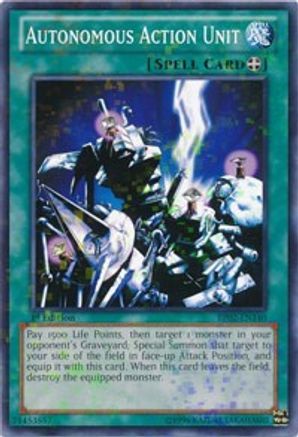 Autonomous Action Unit (Mosaic Rare) (BP02-EN140) - Battle Pack 2: War of the Giants Unlimited Battle Pack 2: War of the Giants Yugioh Single  Squirtle Squad Card Shop.