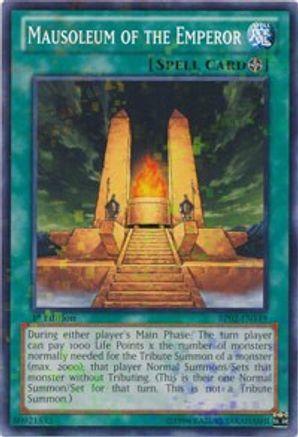 Mausoleum of the Emperor (Mosaic Rare) (BP02-EN149) - Battle Pack 2: War of the Giants Unlimited Battle Pack 2: War of the Giants Yugioh Single  Squirtle Squad Card Shop.
