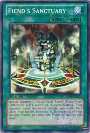 Fiend's Sanctuary (Mosaic Rare) (BP02-EN151) - Battle Pack 2: War of the Giants Unlimited Battle Pack 2: War of the Giants Yugioh Single  Squirtle Squad Card Shop.