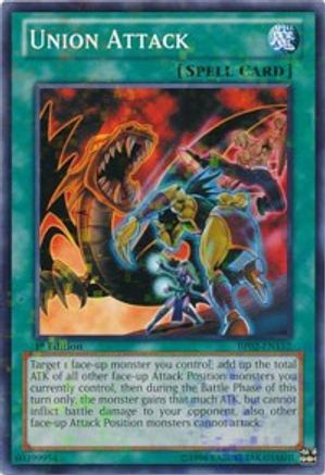 Union Attack (Mosaic Rare) (BP02-EN152) - Battle Pack 2: War of the Giants 1st Edition Battle Pack 2: War of the Giants Yugioh Single  Squirtle Squad Card Shop.
