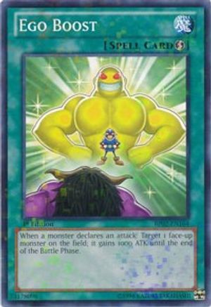 Ego Boost (Mosaic Rare) (BP02-EN164) - Battle Pack 2: War of the Giants 1st Edition Battle Pack 2: War of the Giants Yugioh Single  Squirtle Squad Card Shop.