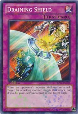 Draining Shield (Mosaic Rare) (BP02-EN181) - Battle Pack 2: War of the Giants Unlimited Battle Pack 2: War of the Giants Yugioh Single  Squirtle Squad Card Shop.