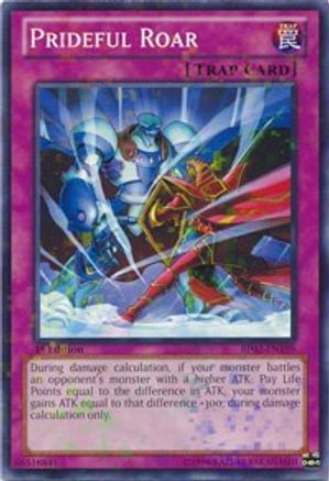 Prideful Roar (Mosaic Rare) (BP02-EN199) - Battle Pack 2: War of the Giants 1st Edition Battle Pack 2: War of the Giants Yugioh Single  Squirtle Squad Card Shop.
