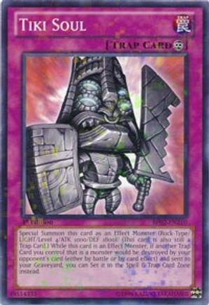 Tiki Soul (Mosaic Rare) (BP02-EN210) - Battle Pack 2: War of the Giants 1st Edition Battle Pack 2: War of the Giants Yugioh Single  Squirtle Squad Card Shop.