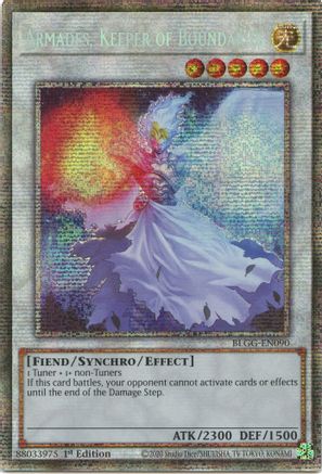 Armades, Keeper of Boundaries (Starlight Rare) (BLGG-EN090) - Battles of Legend: Glorious Gallery 1st Edition Battles of Legend: Glorious Gallery Yugioh Single  Squirtle Squad Card Shop.