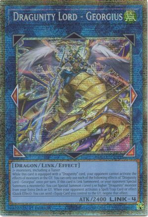 Dragunity Lord - Georgius (Starlight Rare) (BLGG-EN014) - Battles of Legend: Glorious Gallery 1st Edition Battles of Legend: Glorious Gallery Yugioh Single  Squirtle Squad Card Shop.