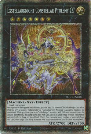 Exstellarknight Constellar Ptolemy Omega 7 (Starlight Rare) (BLGG-EN018) - Battles of Legend: Glorious Gallery 1st Edition Battles of Legend: Glorious Gallery Yugioh Single  Squirtle Squad Card Shop.