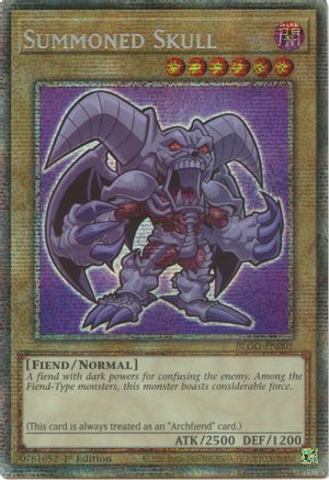 Summoned Skull (Starlight Rare) (BLGG-EN001) - Battles of Legend: Glorious Gallery 1st Edition Battles of Legend: Glorious Gallery Yugioh Single  Squirtle Squad Card Shop.