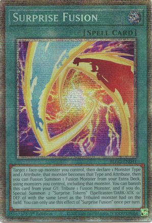 Surprise Fusion (Starlight Rare) (BLGG-EN041) - Battles of Legend: Glorious Gallery 1st Edition Battles of Legend: Glorious Gallery Yugioh Single  Squirtle Squad Card Shop.