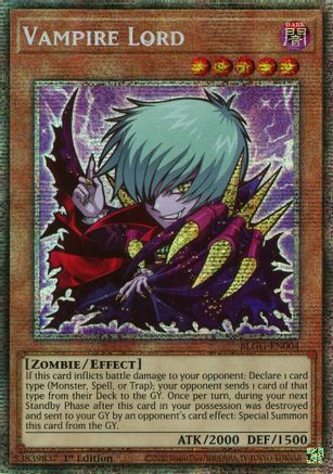 Vampire Lord (Starlight Rare) (BLGG-EN004) - Battles of Legend: Glorious Gallery 1st Edition Battles of Legend: Glorious Gallery Yugioh Single  Squirtle Squad Card Shop.