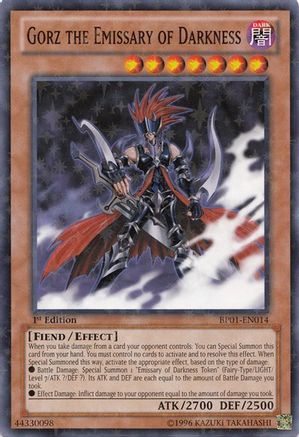 Gorz the Emissary of Darkness (Starfoil) (BP01-EN014) - Battle Pack: Epic Dawn Unlimited Battle Pack: Epic Dawn Yugioh Single  Squirtle Squad Card Shop.