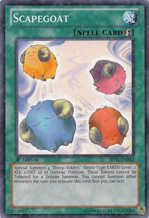 Scapegoat (Starfoil) (BP01-EN042) - Battle Pack: Epic Dawn Unlimited Battle Pack: Epic Dawn Yugioh Single  Squirtle Squad Card Shop.