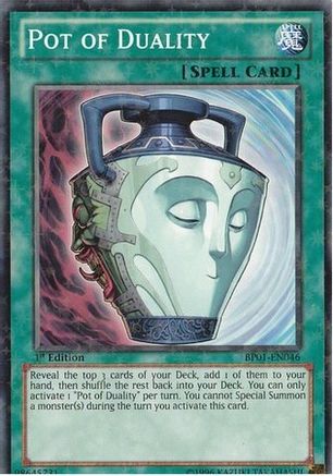 Pot of Duality (Starfoil) (BP01-EN046) - Battle Pack: Epic Dawn 1st Edition Battle Pack: Epic Dawn Yugioh Single  Squirtle Squad Card Shop.