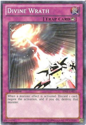 Divine Wrath (Starfoil) (BP01-EN054) - Battle Pack: Epic Dawn 1st Edition Battle Pack: Epic Dawn Yugioh Single  Squirtle Squad Card Shop.