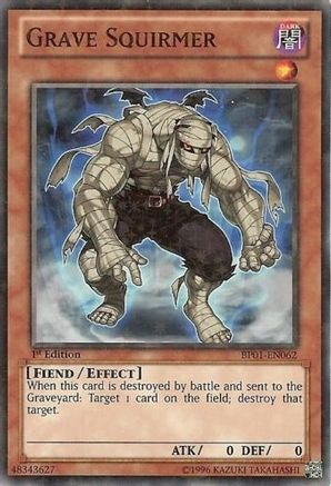 Grave Squirmer (Starfoil) (BP01-EN062) - Battle Pack: Epic Dawn Unlimited Battle Pack: Epic Dawn Yugioh Single  Squirtle Squad Card Shop.
