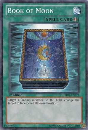 Book of Moon (Starfoil) (BP01-EN072) - Battle Pack: Epic Dawn Unlimited Battle Pack: Epic Dawn Yugioh Single  Squirtle Squad Card Shop.