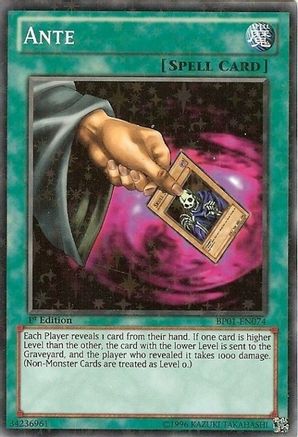 Ante (Starfoil) (BP01-EN074) - Battle Pack: Epic Dawn 1st Edition Battle Pack: Epic Dawn Yugioh Single  Squirtle Squad Card Shop.