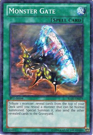 Monster Gate (Starfoil) (BP01-EN079) - Battle Pack: Epic Dawn Unlimited Battle Pack: Epic Dawn Yugioh Single  Squirtle Squad Card Shop.