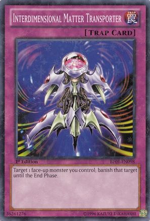 Interdimensional Matter Transporter (Starfoil) (BP01-EN098) - Battle Pack: Epic Dawn 1st Edition Battle Pack: Epic Dawn Yugioh Single  Squirtle Squad Card Shop.