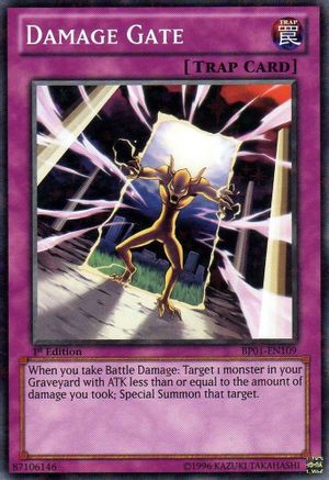 Damage Gate (Starfoil) (BP01-EN109) - Battle Pack: Epic Dawn 1st Edition Battle Pack: Epic Dawn Yugioh Single  Squirtle Squad Card Shop.
