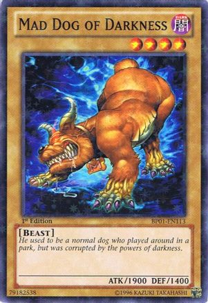 Mad Dog of Darkness (Starfoil) (BP01-EN113) - Battle Pack: Epic Dawn 1st Edition Battle Pack: Epic Dawn Yugioh Single  Squirtle Squad Card Shop.