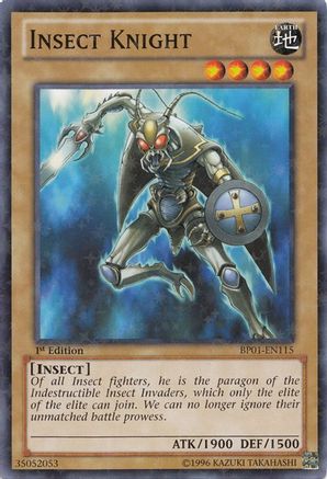 Insect Knight (Starfoil) (BP01-EN115) - Battle Pack: Epic Dawn 1st Edition Battle Pack: Epic Dawn Yugioh Single  Squirtle Squad Card Shop.