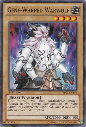 Gene-Warped Warwolf (Starfoil) (BP01-EN116) - Battle Pack: Epic Dawn 1st Edition Battle Pack: Epic Dawn Yugioh Single  Squirtle Squad Card Shop.