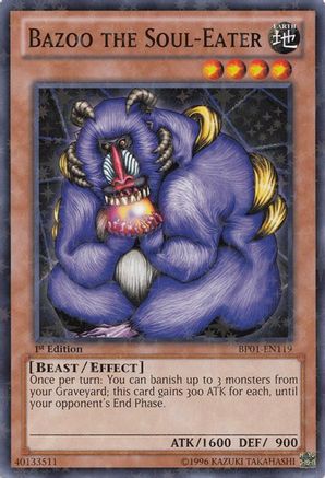 Bazoo the Soul-Eater (Starfoil) (BP01-EN119) - Battle Pack: Epic Dawn 1st Edition Battle Pack: Epic Dawn Yugioh Single  Squirtle Squad Card Shop.