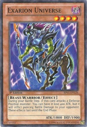 Exarion Universe (Starfoil) (BP01-EN126) - Battle Pack: Epic Dawn 1st Edition Battle Pack: Epic Dawn Yugioh Single  Squirtle Squad Card Shop.