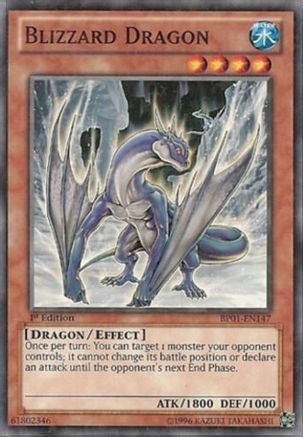 Blizzard Dragon (Starfoil) (BP01-EN147) - Battle Pack: Epic Dawn 1st Edition Battle Pack: Epic Dawn Yugioh Single  Squirtle Squad Card Shop.