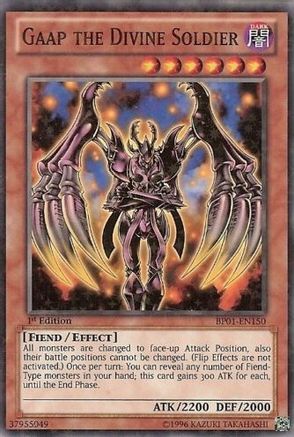 Gaap the Divine Soldier (Starfoil) (BP01-EN150) - Battle Pack: Epic Dawn Unlimited Battle Pack: Epic Dawn Yugioh Single  Squirtle Squad Card Shop.